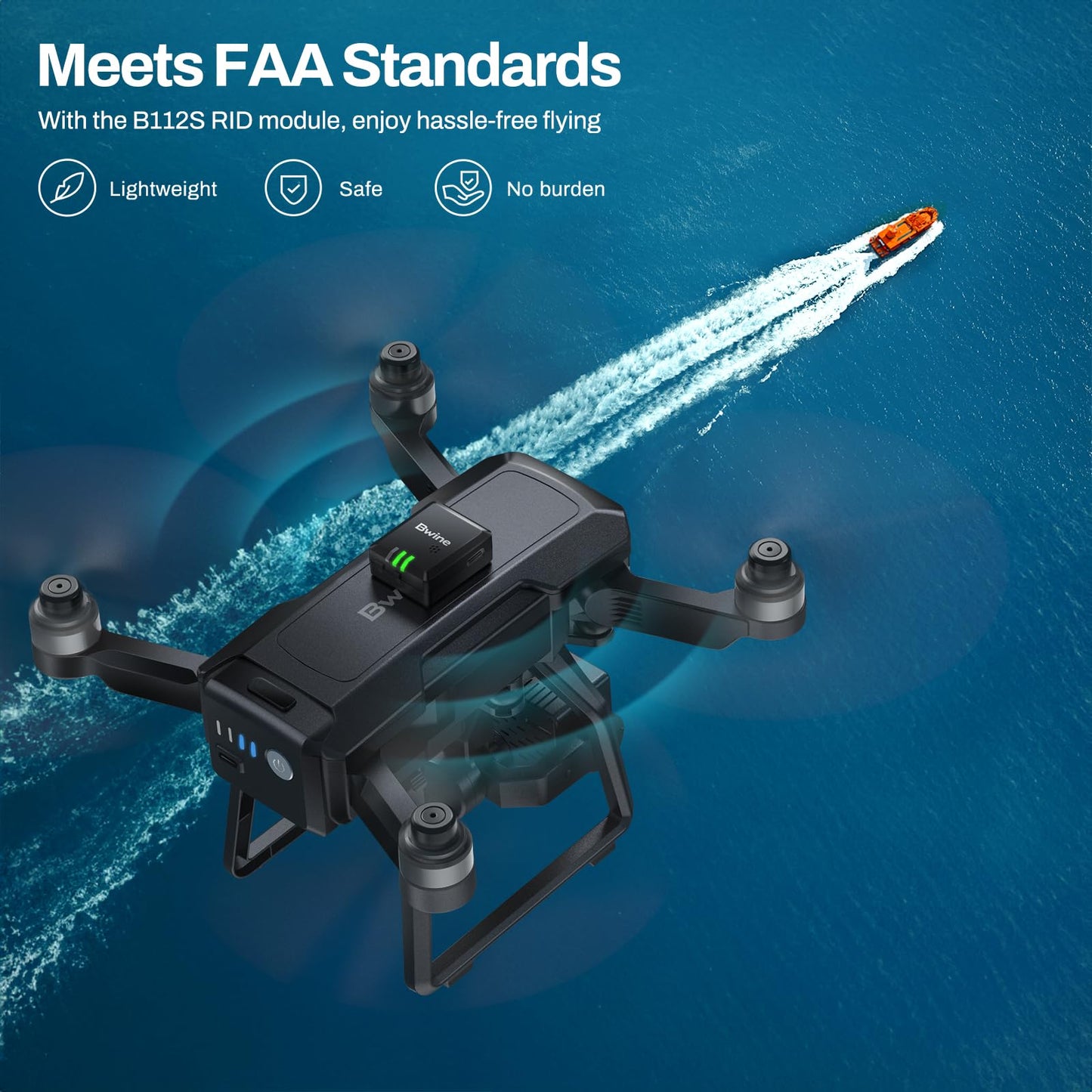 Bwine F7GIM Pro Drone with 6K UHD Camera, 3-Axis Brushless Gimbal, 4K/30fps Video, GPS Smart Control for Adults and Beginner, Plus 70Mins Flight Time, 10000Ft FPV Digital Transmission and TOF Safety Support