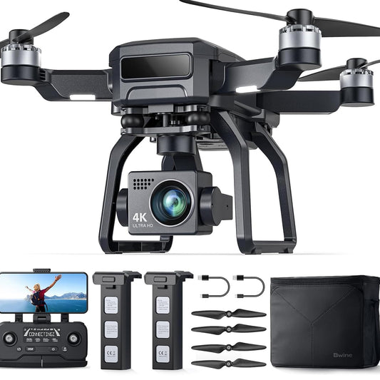 Bwine F7GIM Pro Drone with 6K UHD Camera, 3-Axis Brushless Gimbal, 4K/30fps Video, GPS Smart Control for Adults and Beginner, Plus 70Mins Flight Time, 10000Ft FPV Digital Transmission and TOF Safety Support