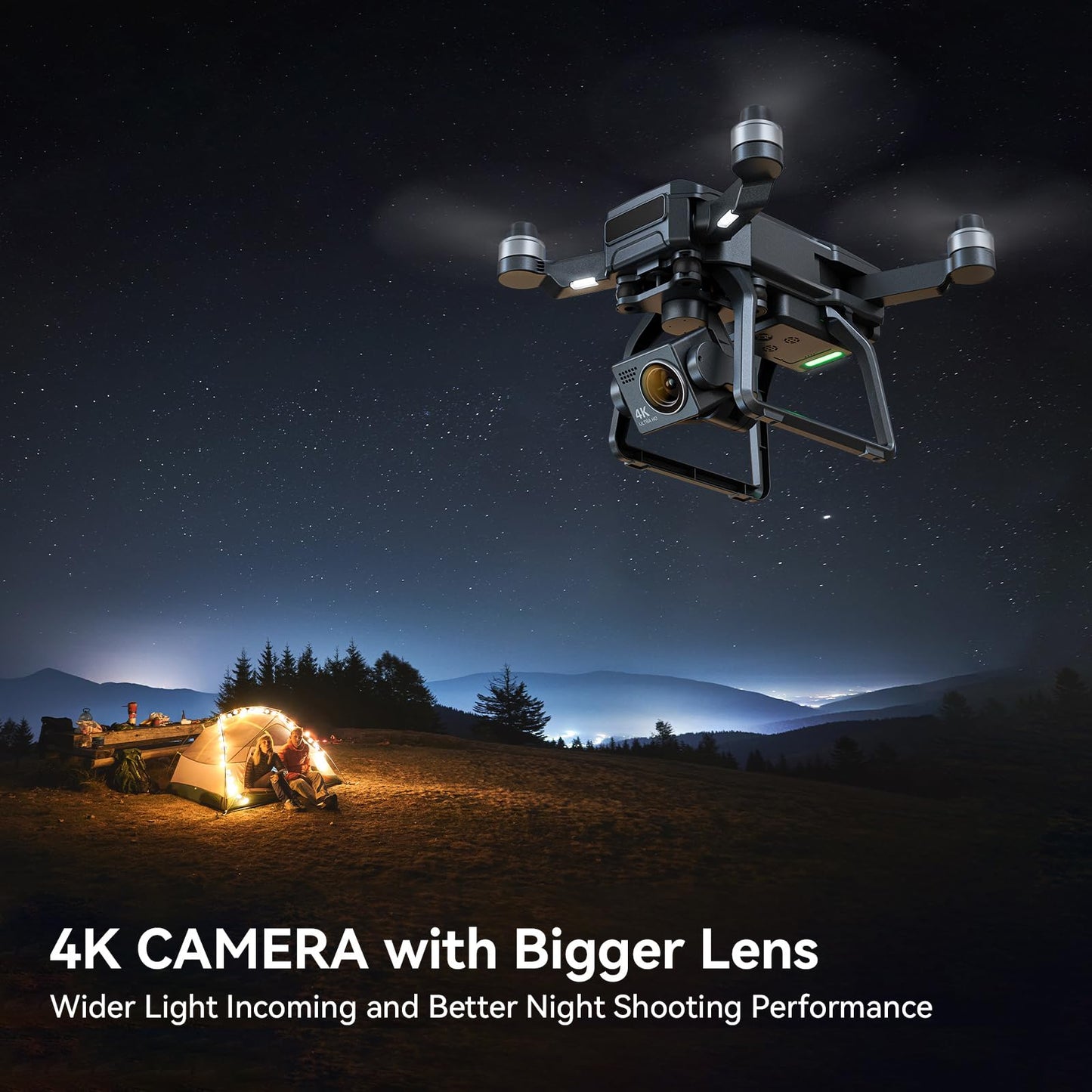Bwine F7GIM Pro Drone with 6K UHD Camera, 3-Axis Brushless Gimbal, 4K/30fps Video, GPS Smart Control for Adults and Beginner, Plus 70Mins Flight Time, 10000Ft FPV Digital Transmission and TOF Safety Support