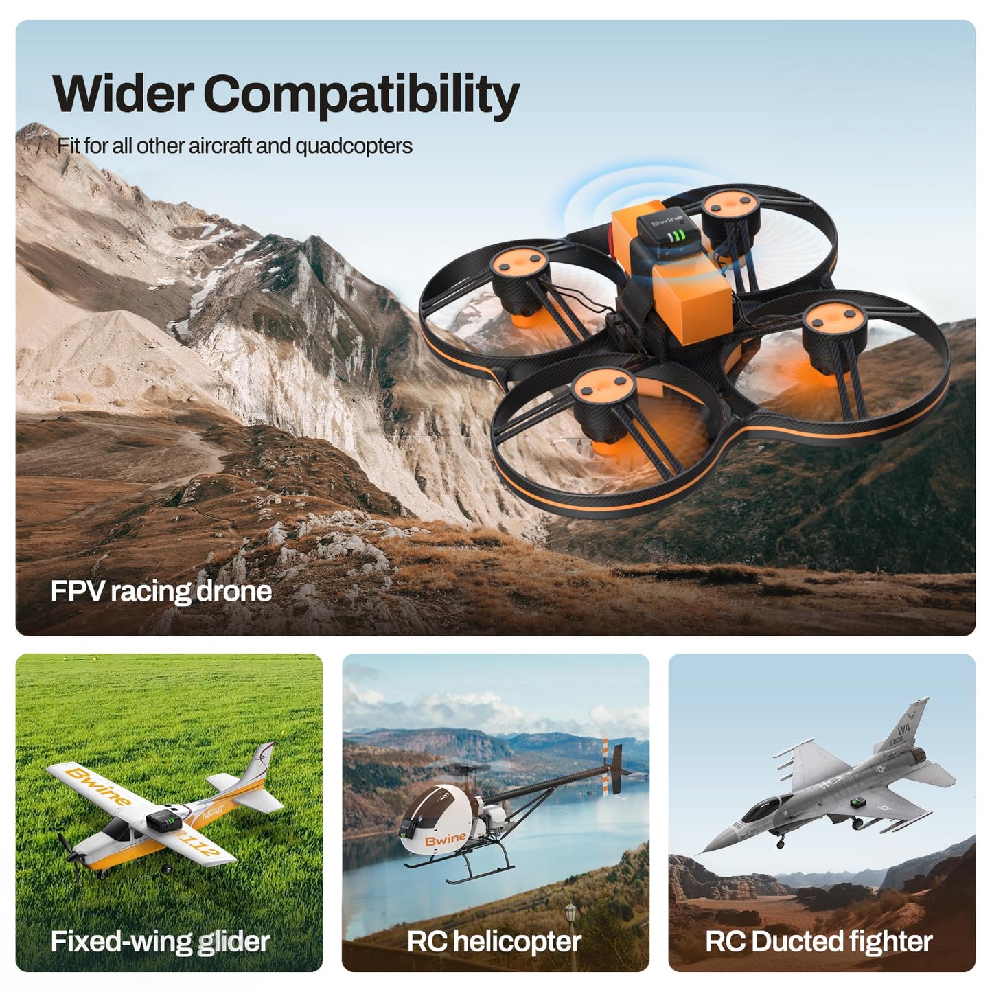 Bwine F7GIM Pro Drone with 6K UHD Camera, 3-Axis Brushless Gimbal, 4K/30fps Video, GPS Smart Control for Adults and Beginner, Plus 70Mins Flight Time, 10000Ft FPV Digital Transmission and TOF Safety Support