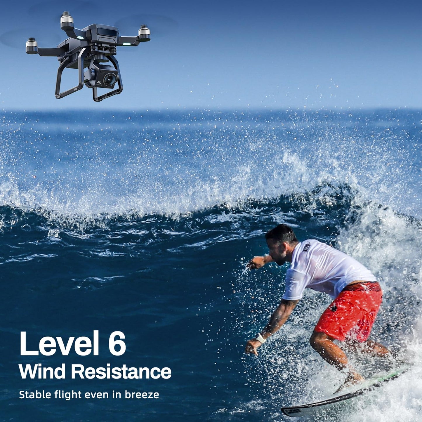 Bwine F7GIM Pro Drone with 6K UHD Camera, 3-Axis Brushless Gimbal, 4K/30fps Video, GPS Smart Control for Adults and Beginner, Plus 70Mins Flight Time, 10000Ft FPV Digital Transmission and TOF Safety Support
